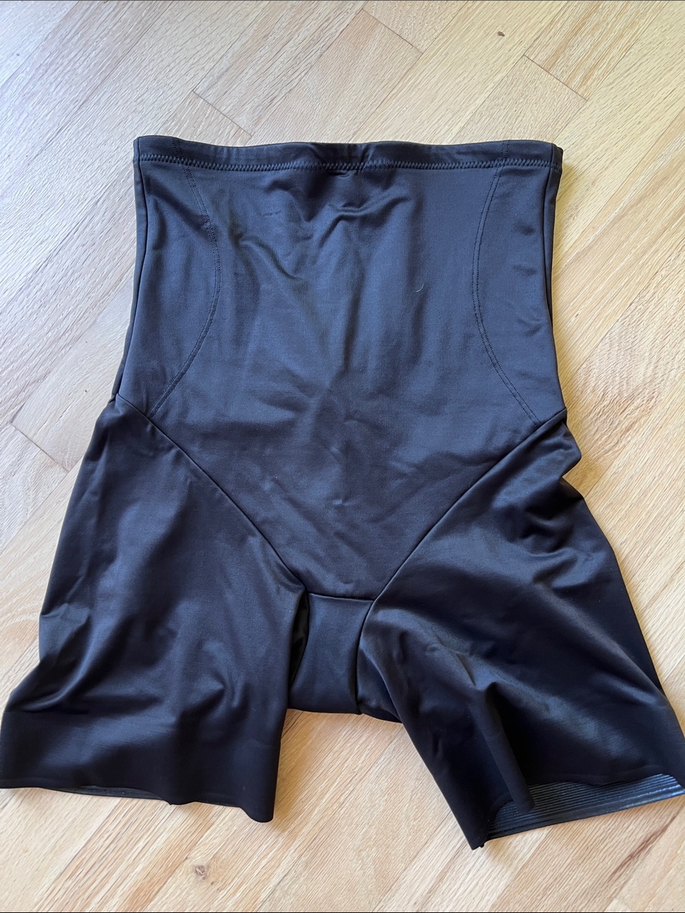 TC Black High-Waist Sculpting Shapewear with back  staves.
